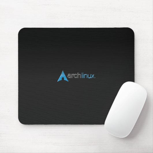 Arch Linux zwart Muismat (Met muis)