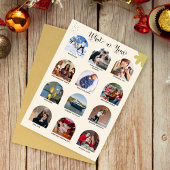 Arch Modern Wat een jaar in de Review Vrolijk Kers Kaart