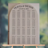 Arch Neutral Luxe Wedding Seating Chart (Neutre)
