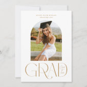 Arch One Foto Wit Afstuderen Aankondiging (Voorkant)