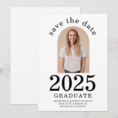 Arch Photo Afstuderen 2025 afstudeerfeest Save The Date (Voorkant / Achterkant)