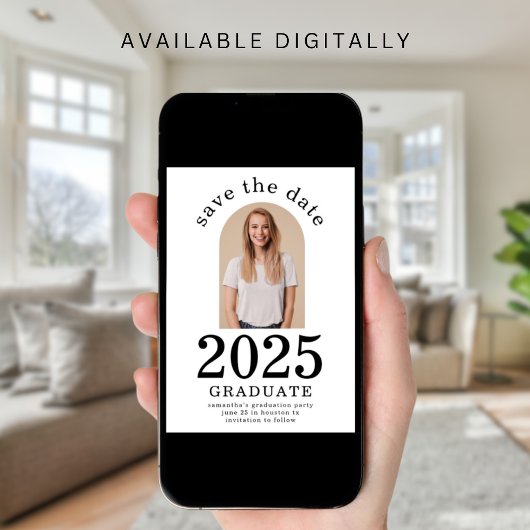 Arch Photo Afstuderen 2025 afstudeerfeest Save The Date