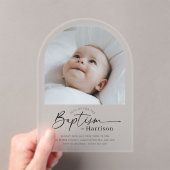Arch Photo Baptism Invitation (In situ (ordinateur de poche))