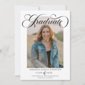 Arch Photo Collage Zwart Wit Afstuderen Kaart (Voorkant)