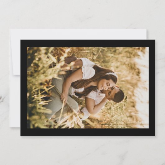 Arch Photo Enregistrer La Date Faire-part Carte Ma (Dos)