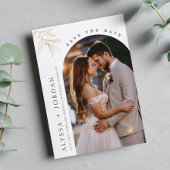 Arch Photo Floral Enregistrer la date Invitation