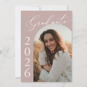 Arch Photo Graduation Party Invitation Faire-part (Devant)