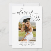 Arch Photo Graduation Party Invitation Faire-part (Devant)