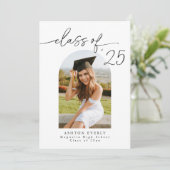 Arch Photo Graduation Party Invitation Faire-part (Debout devant)