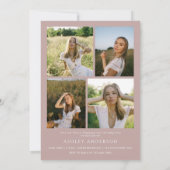 Arch Photo Graduation Party Invite Announcement Kaart (Achterkant)