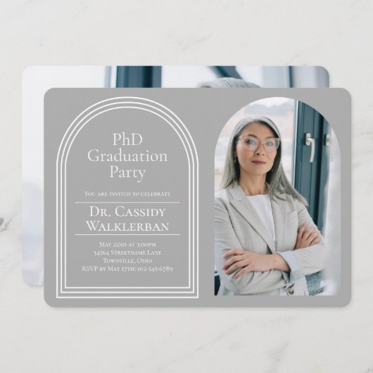 Arch Photo PhD-Afstuderen Kaart (Voorkant / Achterkant)