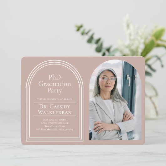 Arch Photo PhD-Afstuderen Kaart (Staand voorkant)