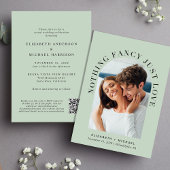 Arch Photo QR Code Niets Fancy Liefde Weddenschap Kaart