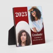 Arch Red Burgundy Keepomwille Two Photo Afstuderen Fotoplaat (Voorkant)