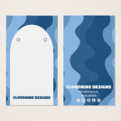 Arch Retro Vagues Elevant Collier Bijoux Display (Devant & derrière)