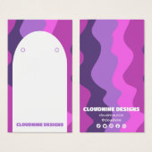 Arch Retro Vagues Elevant Collier Bijoux Display (Devant & derrière)