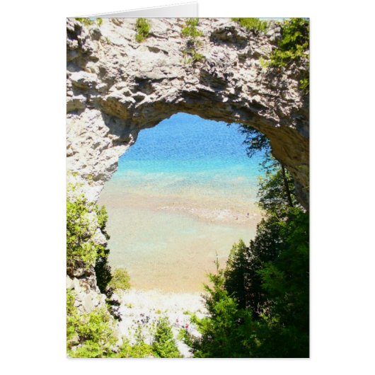 Arch Rock, île Mackinac (Devant)