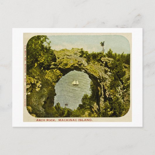 Arch Rock, Mackinac Island  Briefkaart (Voorkant)