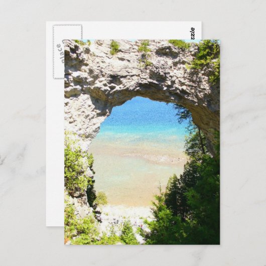 Arch Rock, Mackinac Island Briefkaart (Voorkant / Achterkant)