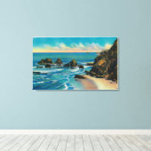 Arch Rock van Maxwell Point, OceansideCoast Canvas Afdruk (Insitu (Houten vloer))