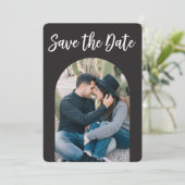 Arch Save The Date Dubbelzijdige Foto (Staand voorkant)