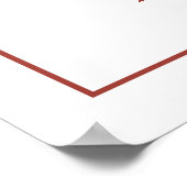 Arch Terracotta moderne Script Mariage Affiche de  (Coin)