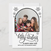 Arch Wat een jaar in Review Foto's Vrolijk Kerstfe Kaart (Voorkant)