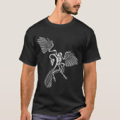 Archaeopteryx skelet - Glyph T-shirt (Voorkant)