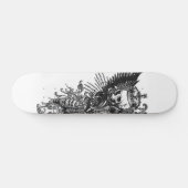 Archaïsch zondig schaats dek skateboard (Horizontaal)
