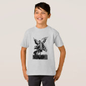 Archange Michael 1 T-shirt Sweatshirt à deux tons (Devant entier)
