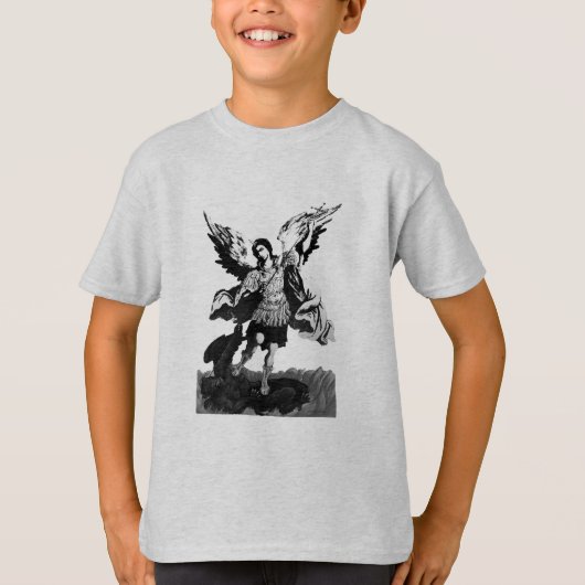 Archange Michael 1 T-shirt Sweatshirt à deux tons (Devant)