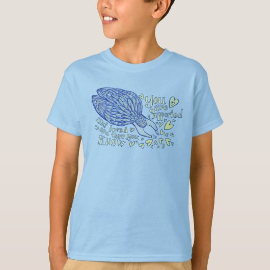 Archange Michael Amour & Support T-shirt personnal (Devant)