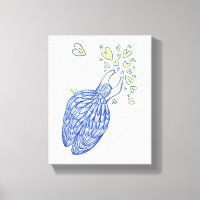 Archange Michael Peinture Toile Enveloppée Art