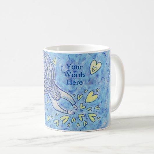 Archange Michael's Support Art Custom Coffee Mug (Devant droit)
