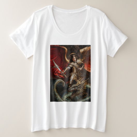 Archange Michel combattant le serpent (Design devant)