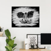 Archangel, Angel Uriel Poster (Thuiskantoor)
