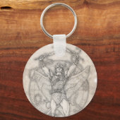 Archangel Camael Sleutelhanger (Voorkant)