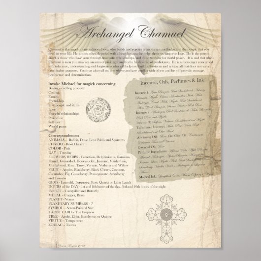 ARCHANGEL CHAMUEL POSTER (Voorkant)