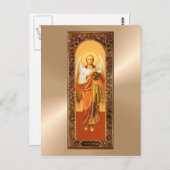 Archangel Gabriel Briefkaart (Voorkant / Achterkant)