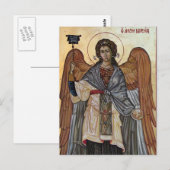 Archangel Gabriel Briefkaart (Voorkant / Achterkant)
