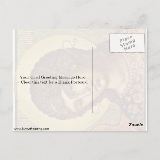 Archangel Gabriel door Simon Fyodorovich Ushakov Briefkaart (Achterkant)