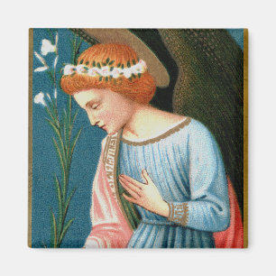 Archangel Gabriel, Lippi's aankondiging (Detail) Magneet