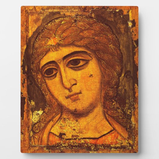 Archangel Gabriel Old Russian Angel Icon Byzantine Fotoplaat (Voorkant)