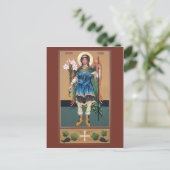 Archangel Gabriel Prayer Card Briefkaart (Staand voorkant)