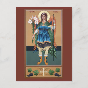 Archangel Gabriel Prayer Card Briefkaart