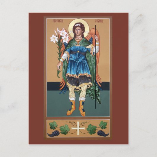 Archangel Gabriel Prayer Card Briefkaart (Voorkant)