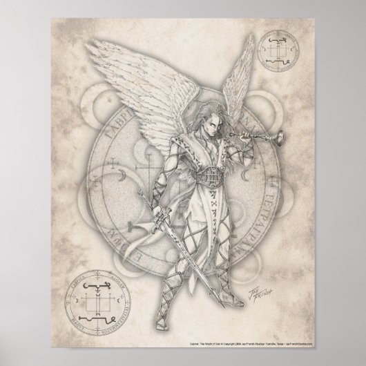 Archangel Gabriel Print (Voorkant)