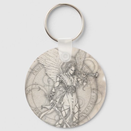 Archangel Gabriel Sleutelhanger (Voorkant)