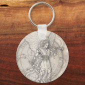 Archangel Gabriel Sleutelhanger (Voorkant)