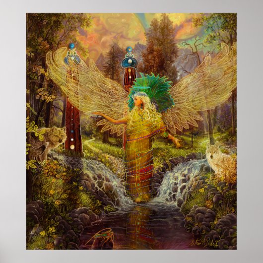 Archangel Haniel Poster (Voorkant)